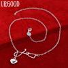 925 Sterling Silver Wedding Jewelry Geometric Necklace