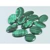 12Pcs Natural Green Malachite Oval Cabochon Loose Gemstone 291Cts. Lot C-474