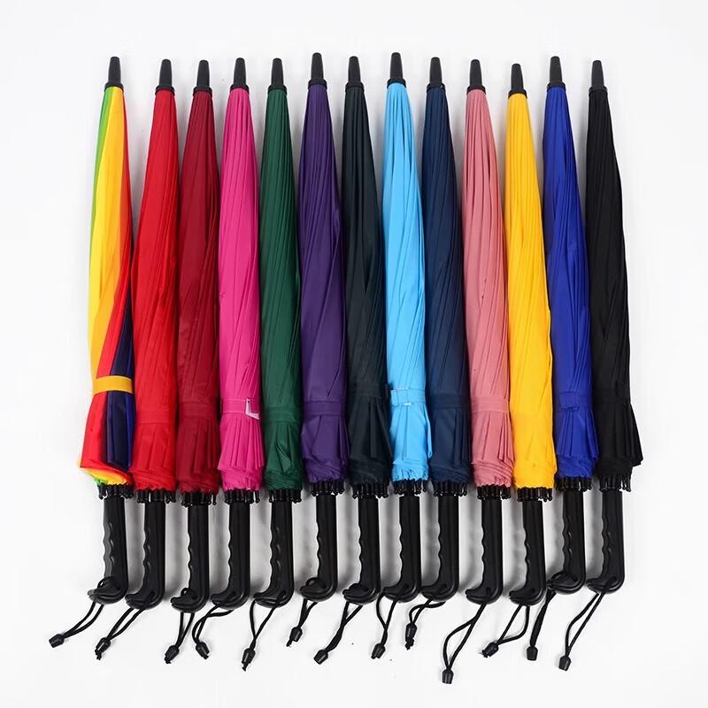 Automatic 16-Rib Straight Handle Business Umbrella