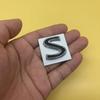 Metal S Logo, Rear Trunk Emblem Badge Car Sticker for IPL Q50 Q50S Q50L G37 Q30 Q70 G25 QX70 FX35 FX37
