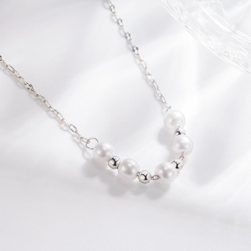 2022 Modern Japanese-Korean Style Pearl Necklace: Elegant Fashionable Jewelry for Women