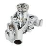 Long Water Pump High Volume Engine Water Pump Replacement for Chevy SB 283 327 350 383 400 V8 Engines Electroplating