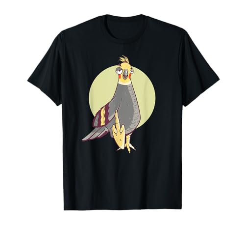 Cockatiel Middle Finger Funny Bird Parrot Meme T-Shirt
