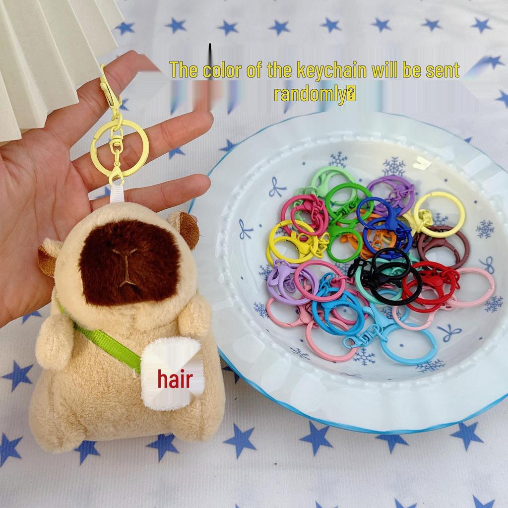 Pingente Capivara Chaveiro de Pelúcia - Presente de Aniversário Boneca de Pano