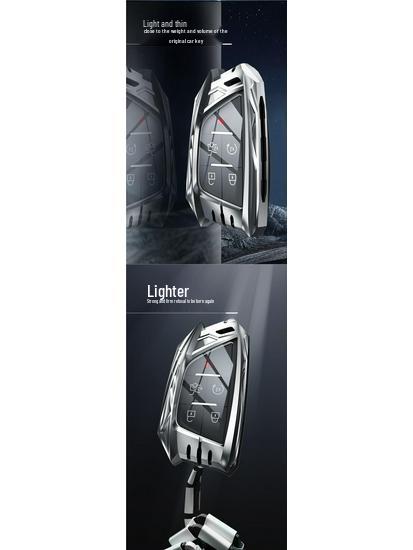 Protective Alloy Key Shell for Cadillac CT4, CT5, Escalade