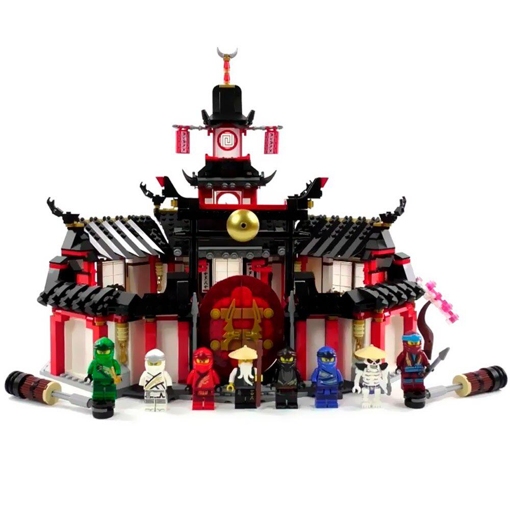 Фото лего ниндзяго храм чена клана Monastery Of Spinjitzu Building Blocks Model Kit Bricks Compatible With 70670 To