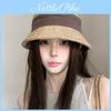 Korean Style Cotton Linen Fisherman Cap With Adjustable Fit Sunshade For Spring Summer