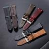 Vintage Oil Wax Genuine Leather Watch Strap 18mm 19mm 20mm 22mm Quick Release Watchbands for Samsung Galaxy Watch Band Bracelet