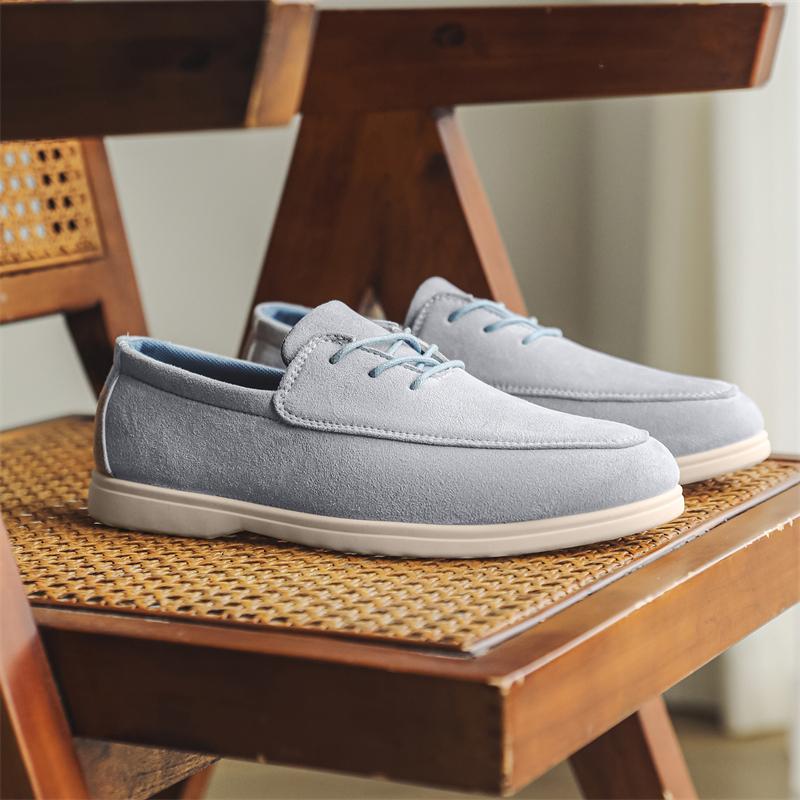 Men's Slip On Loafers Fashionable Versatile Lightweight Breathable Comfort Shoes Non-Slip Soft Sole Daily Walking 2025 New