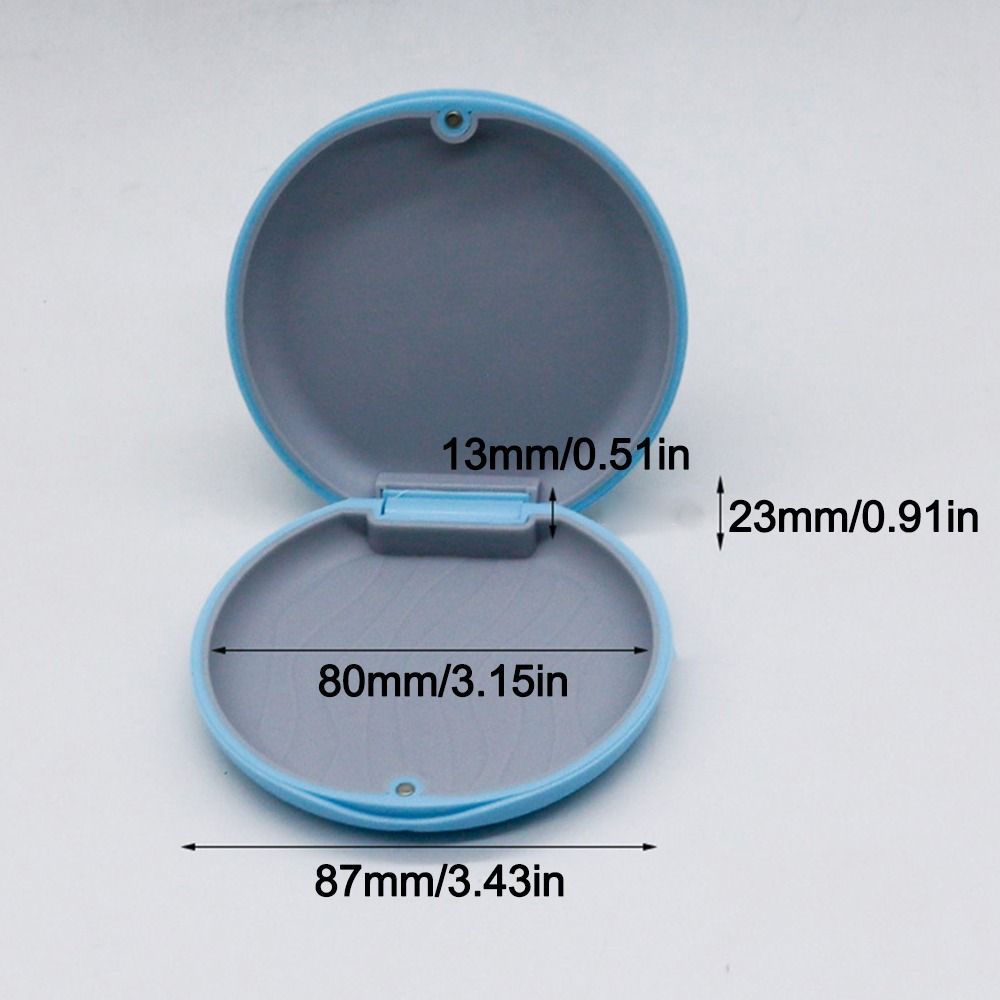 Magnetic Invisible Braces Storage Box Waterproof with Mirror False Teeth Container Large Capacity Orthodontic Retainer Case