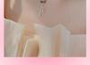 Nickel Silver-Plated Gold Butterfly Tassel Necklace - Elegant Design for Women.