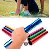 4Pcs Aluminum Alloy Track Field Relay Batons Professional Athlete Relay Batons for Running Race Team & High Strength 3.8cm
