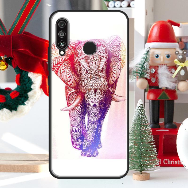 Elephant Floral Tribal For Huawei Nova Y73 Y60 Y70 Y90 Y72 Y61 Y91 7i 8i 11i 12i 12s 9 10 SE P20 P30 P40 Lite Case