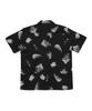 ARCANE FUNK Relaxed Broken Figure Half Shirt Black