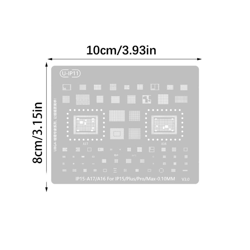 High Hardness Steel Solder Template Stencil Circuit Board Making Proofing Hole Mainboard Processing Board Repair