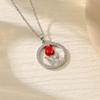 Titanium Steel Non-fading Necklace - European & American Style, Light Luxury, Versatile Korean Fashion, Perfect for Women and Girlfriend Gifts.