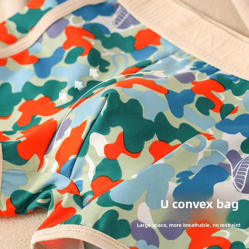 Men's Spring and Summer Fashion New High-grade Sports Antibacterial Flat Angle Underwear