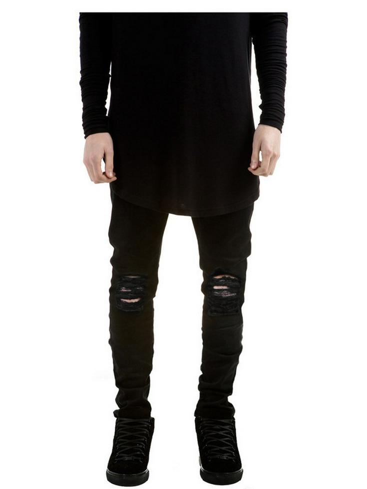 

Мужские джинсы скинни стрейч с рваностями - Коллекция весна/лето 42