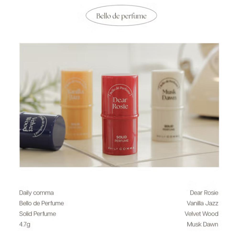 Dailycomma Belleau De Parfum Solid Perfume 4.7 G Musk Dawn