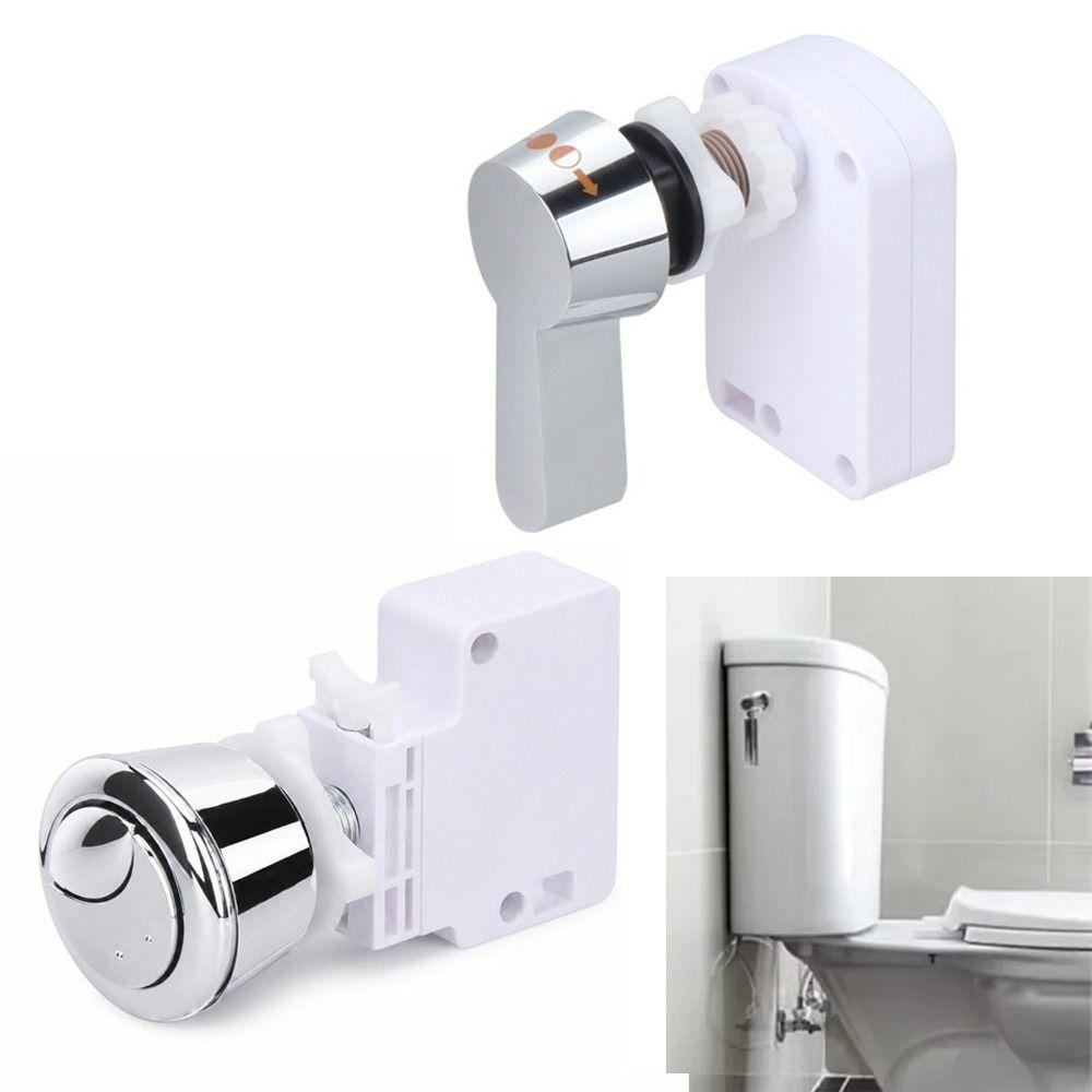 Cable Operated Toilet Flush Button Adjustable Toilet Flush Replacement Water Tank Accessory