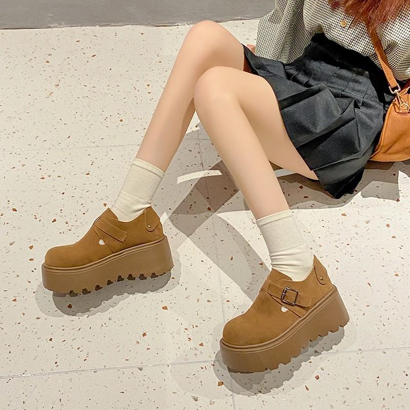 Fashion Women High Platform Slippers Wedges Bling Shoes Woman Outside Leather Casual Chunky Sneakers Summer Breathable Mesh Slippers