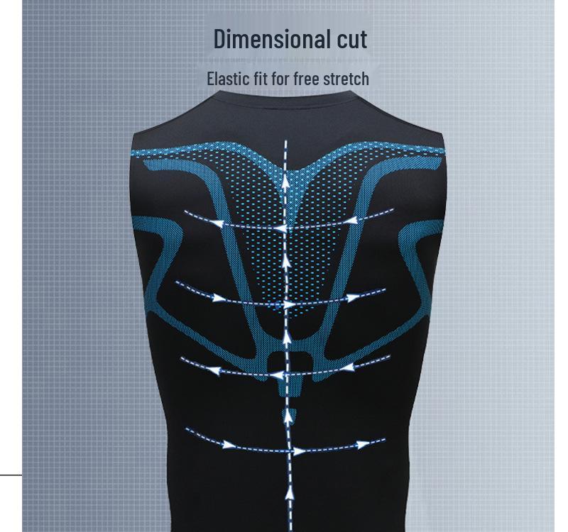 Men's Quick-Dry High-Elastic Tank: Fitness, Running, Basketball, Football Training Apparel