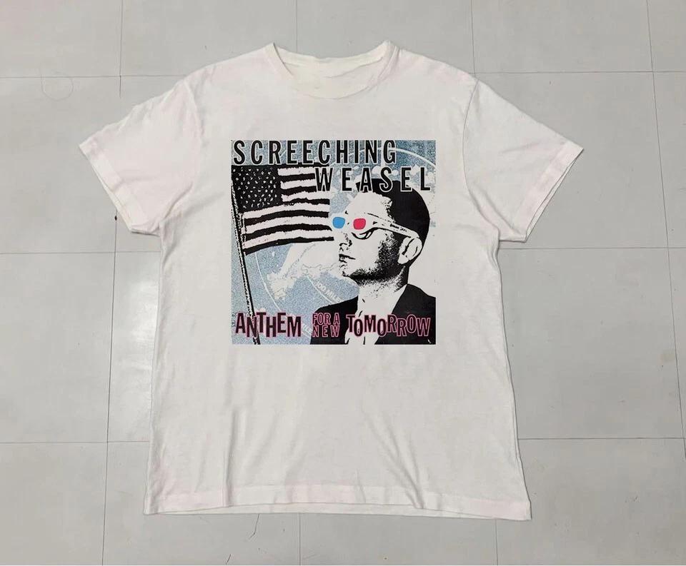 

SCREECHING WEASEL ANTHEM For A New Tomorrow Adult T-shirt UU1002 L