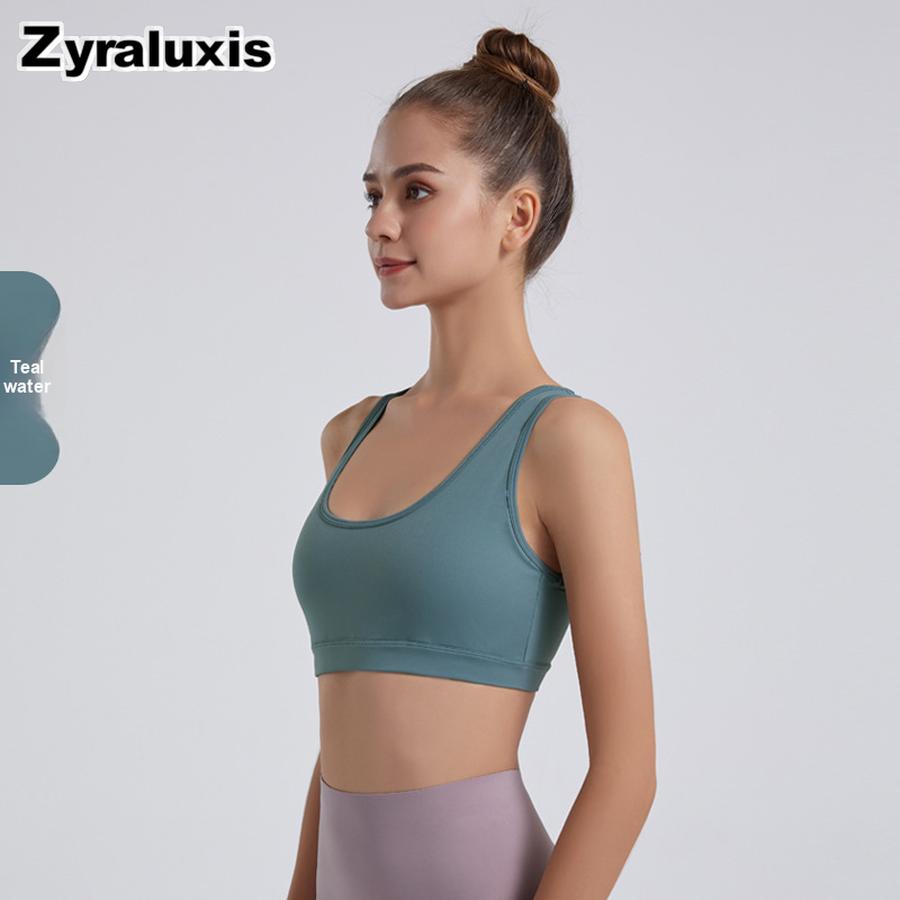 Nová sportovní podprsenka s vysokou oporou pro ženy - Běh, Shockproof Jógový fitness top s Push-Up Bezešvé Rychleschnoucí spodní prádlo