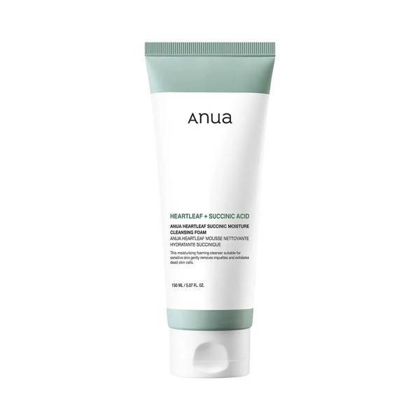 Anua Heartleaf Succinic Moisture Reinigungsschaum 150 ml