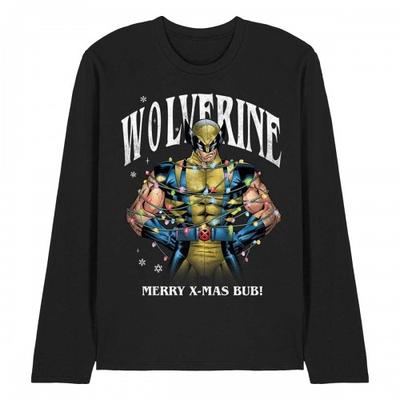 wolverine Unisex Adult Merry Xmas Bub! Long-Sleeved T-Shirt