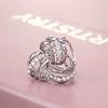 Korean High-End Flower Brooch with Rhinestone for Scarves
