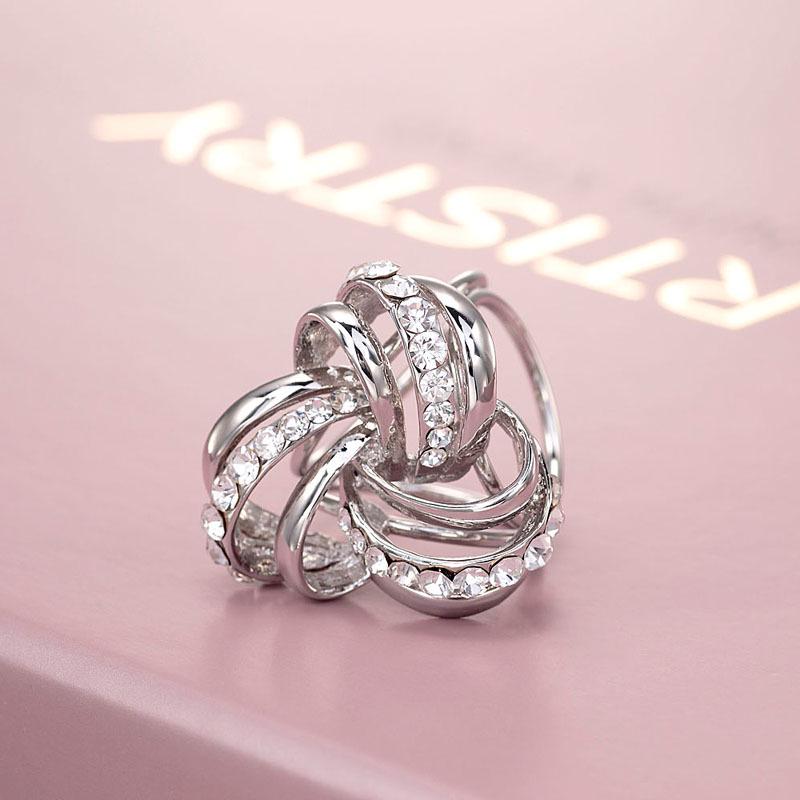 Korean High-End Flower Brooch with Rhinestone for Scarves