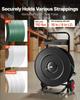 Banding Strapping Cart, Fit for PET/PP/Polyester Strapping Coils with 20.3/40.6 Cm Core Size, Heavy Duty Strapping Dispenser Equipped with Upgrade
