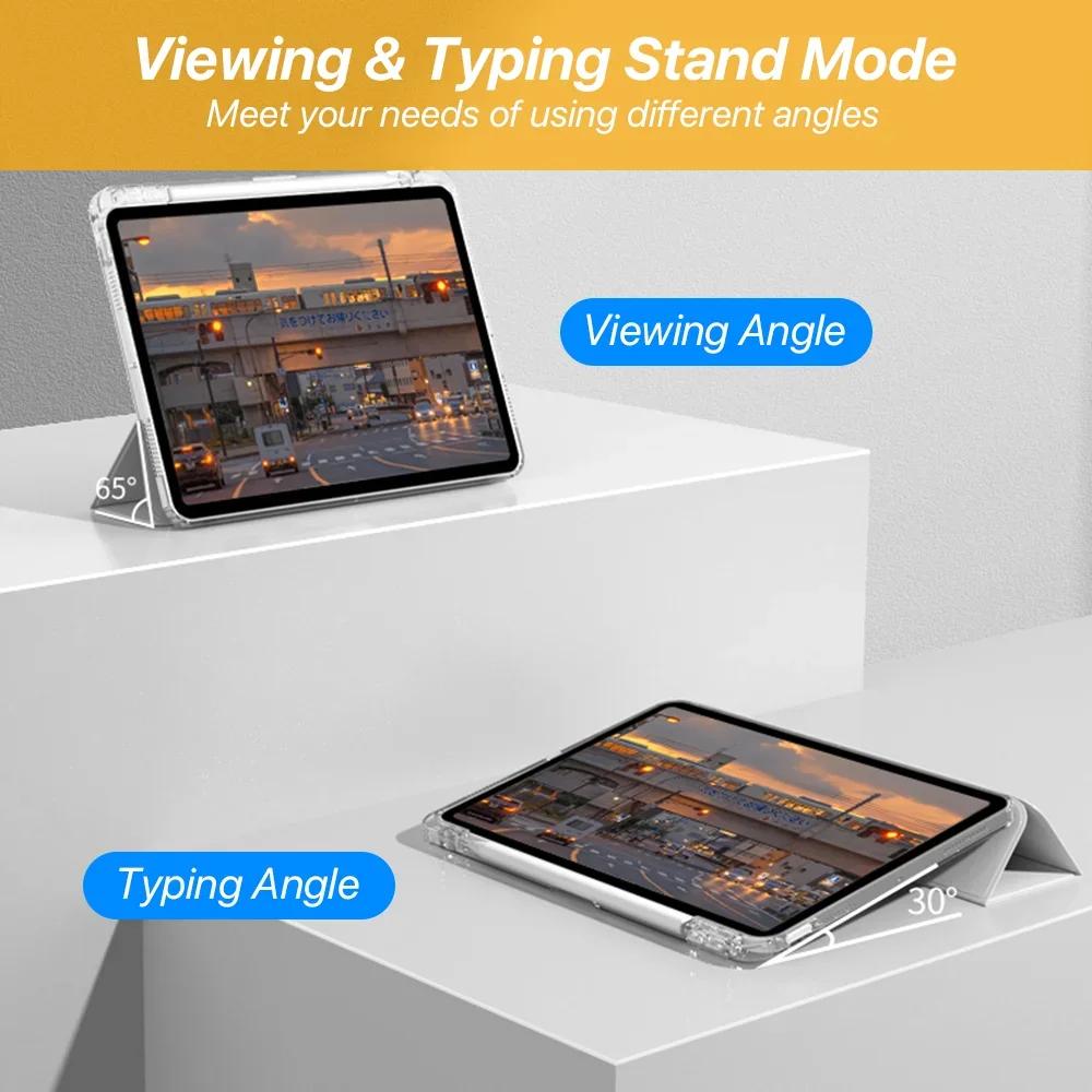 For iPad Case For iPad 10 10th Generation Pro 13 M4 12.9 11 3th Air 11 13" 4 5 10.9 iPad 10.2 7th 8th 9th 9.7 5th 6th Cover