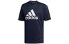 T Shirts Men's Blue Crew Neck Moderate Straight Fit FM5371