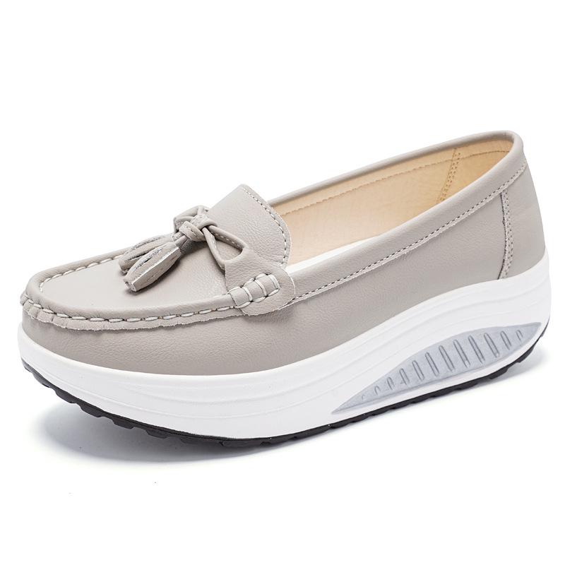 Women's 2025 Low-Cut Thick-Soled Woven Casual Shoes - Lightweight, Comfortable, Popular Model