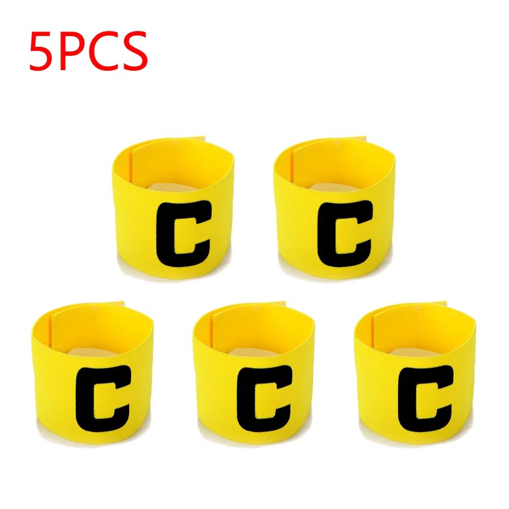 Football Armband Captain Soccer Bracelet Non-slip Soccer Ball Leader Soccer Armband Adjustable Bright Color Football Accessories