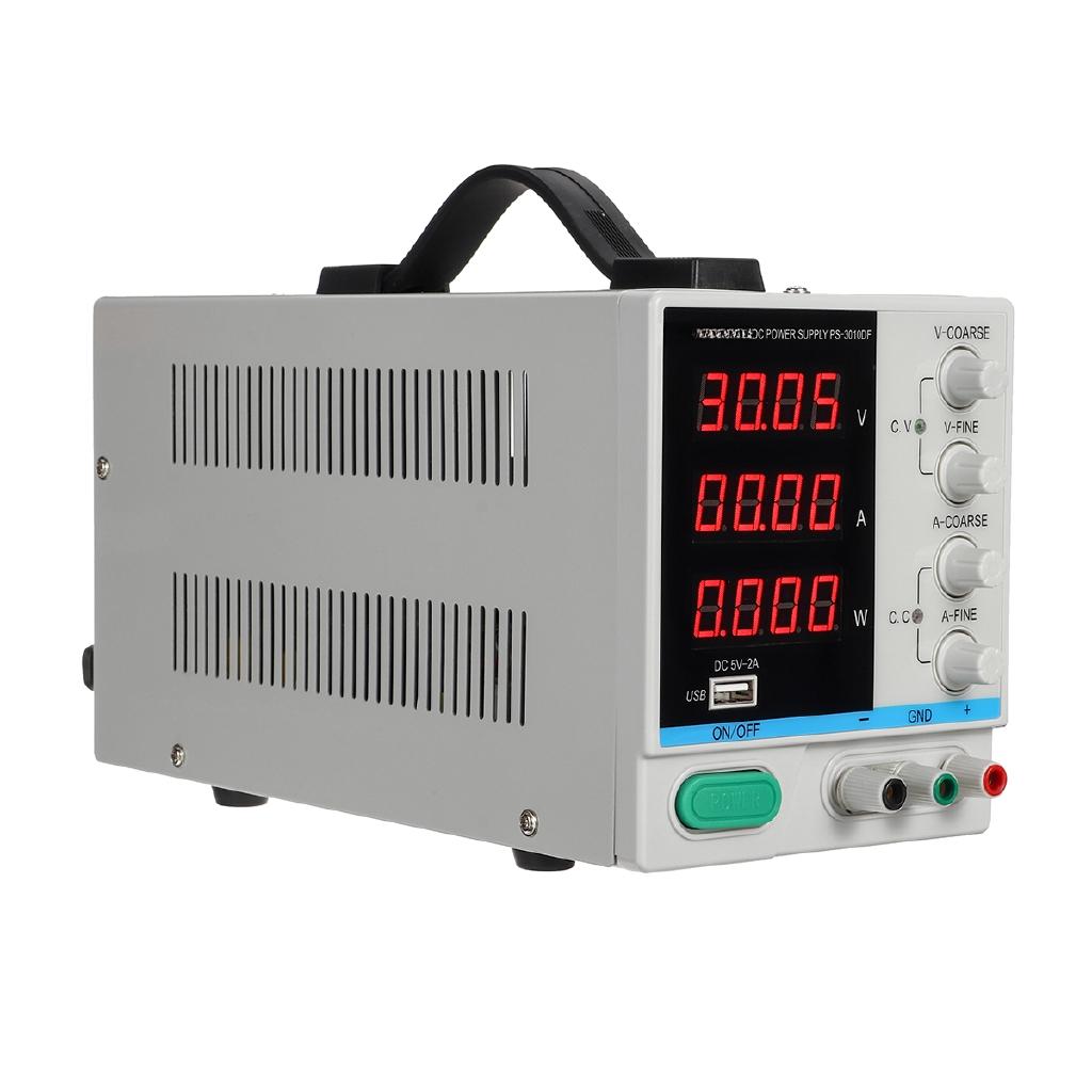 PS-3010DF Power Supply 30V 10A Precision Variable LED Digital Lab Adjustable With USB 110V/220V DC