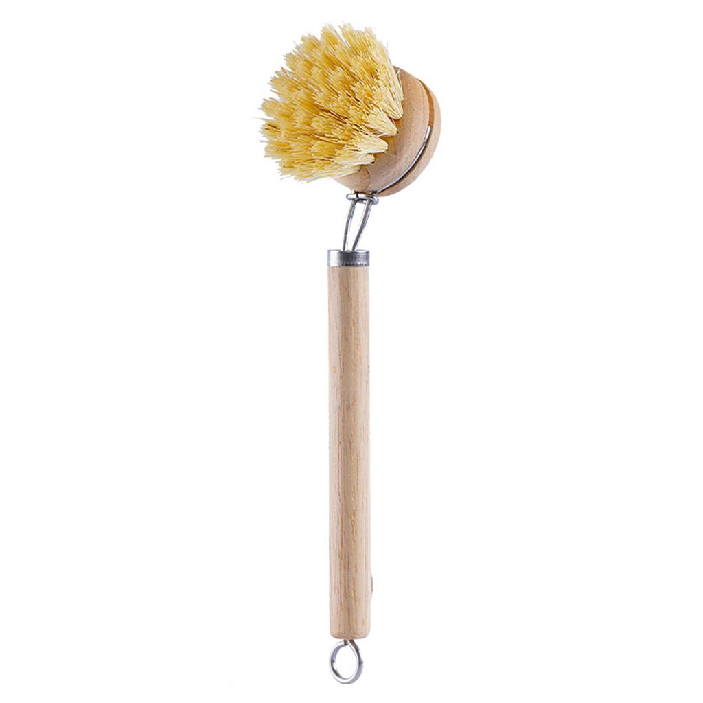Long Handled Pot Brush Can Hang-Type Dishes Brush Kitchen Accessories