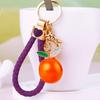 Stunning Red Prosperity Orange Keychain Beautiful Key Ring For Women Ideal Gift For Christmas
