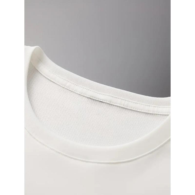 European sizes [Faith-Inspired Graphic Tee] Soft Stylish Faith-Inspired Graphic Tee | Women's Short Sleeve Comfort Fit Top with Psalm 91 Letter Print