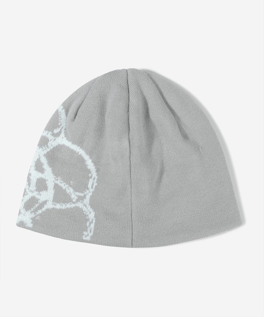 NODE LABS Dev:8 Graphic Knit Beanie_Gray