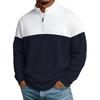 Men Half Zip Stand Collar Sweatshirt Long Sleeve Casual Loose Pullover Tops Autumn Winter Fashion Male Daily Comfortable Streetwear Sweatshirts