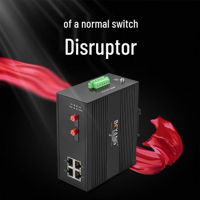 Boyang Industrial POE Gigabit Fiber Optic Media Converter