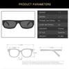 Fashion Unisex Luxury Small Sunglasses Vintage Rectangle Shades For Women UV400 Protection