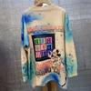 Chic Korean Style Rhinestone Print Round Neck Sweater for Women (2026 Winter Collection)
