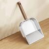Stainless Steel Cat Litter Scoop Long Handled Wooden Handle Pet Waste Picker Hollow Design Large Waste Removal Sifting Tool