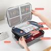 Mehrschichtige Dokumentenaufbewahrungsbox für den Haushalt für Zertifikate, Reisepässe, Karten. Multifunktionale Aktenaufbewahrungstasche für die Familie.
