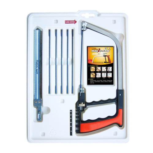 Original 15-in-1 Magic Saw Multi-Blade Toolbox Set: Includes a multi-purpose saw including hacksaw, hacksaw, jigsaw, bandsaw, ripsaw, pruning saw, and