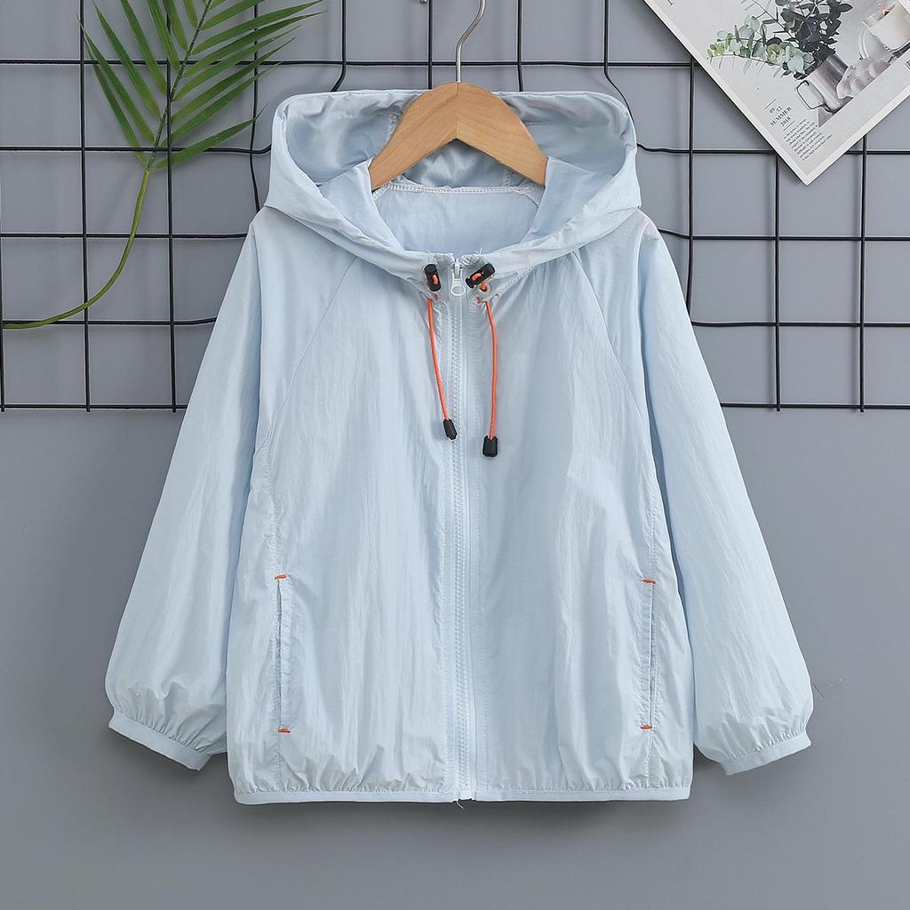 Girls' 2026 Summer Stylish Hooded Sun Protection Jacket